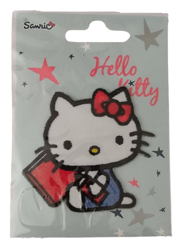 Écusson brodé thermocollant Hello Kitty Officiel Sanrio License